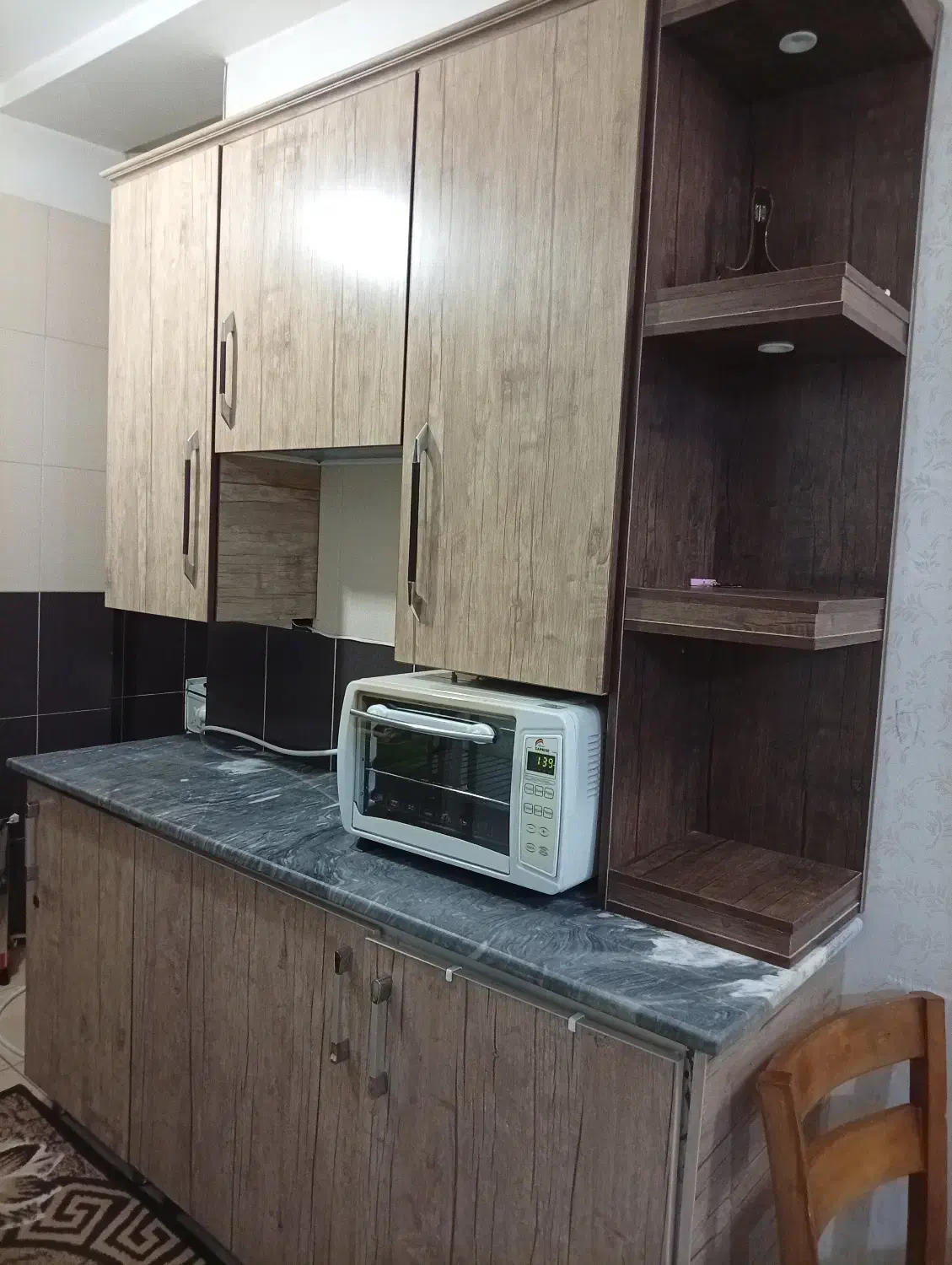 کابینت|آب‌چکان و نظم‌دهنده ظروف|سمنان, |دیوار