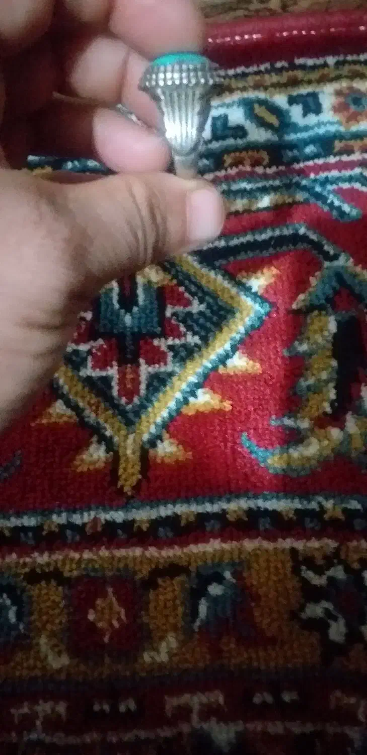 انگشتر نقره  مردانه نگین مشکی|جواهرات|ارومیه, |دیوار