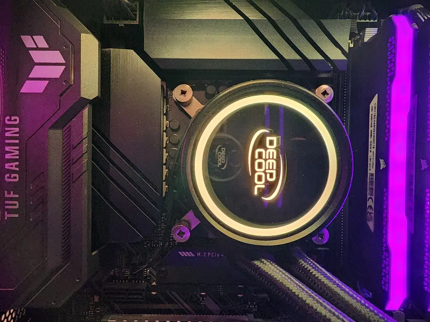 باندل 11400وasus tuf 570و corsair argb 16 gig|قطعات و لوازم جانبی رایانه|ملارد, |دیوار