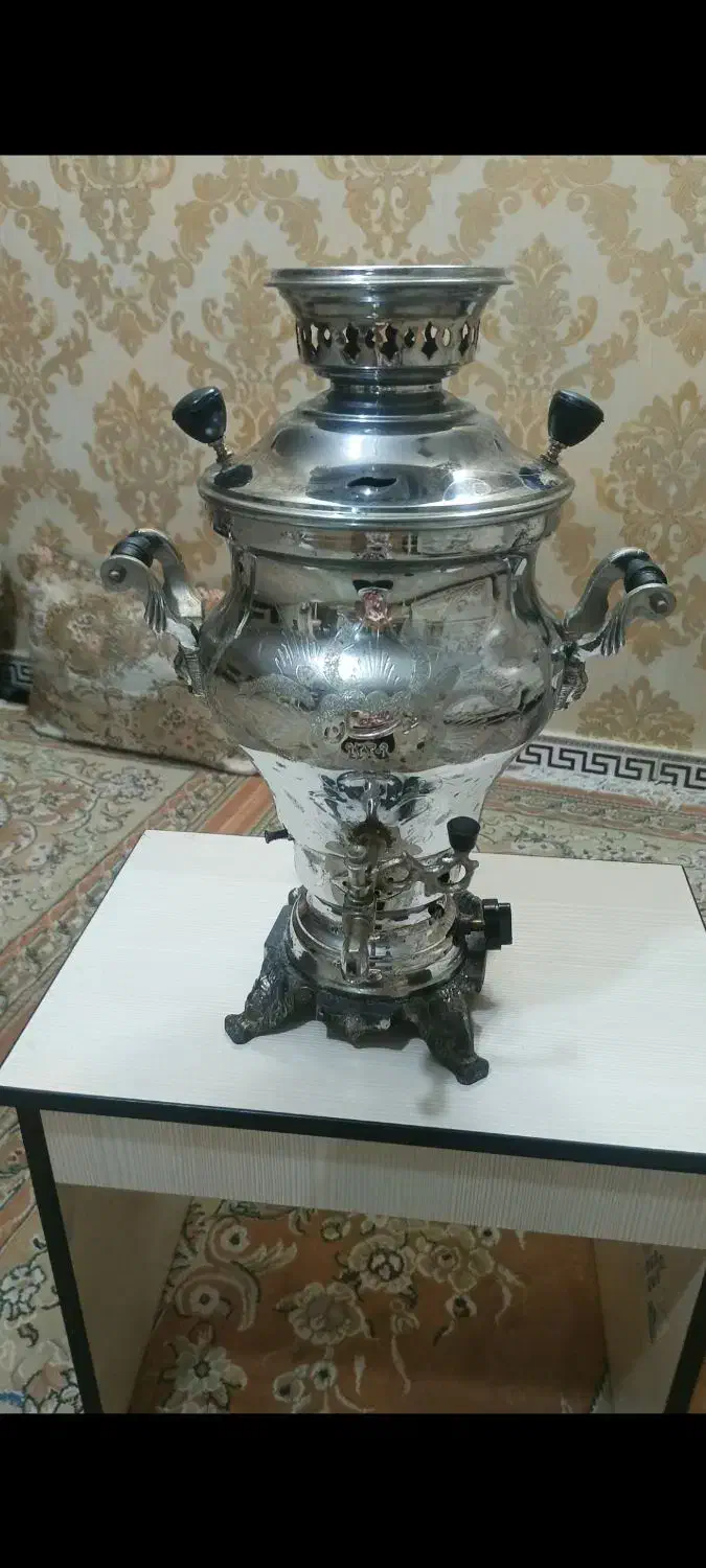 سماور گازی مارک طوفان چهار لیتری در حد نو|سماور، چای‌ساز، قهوه‌ساز|تهران, شهرک استقلال|دیوار