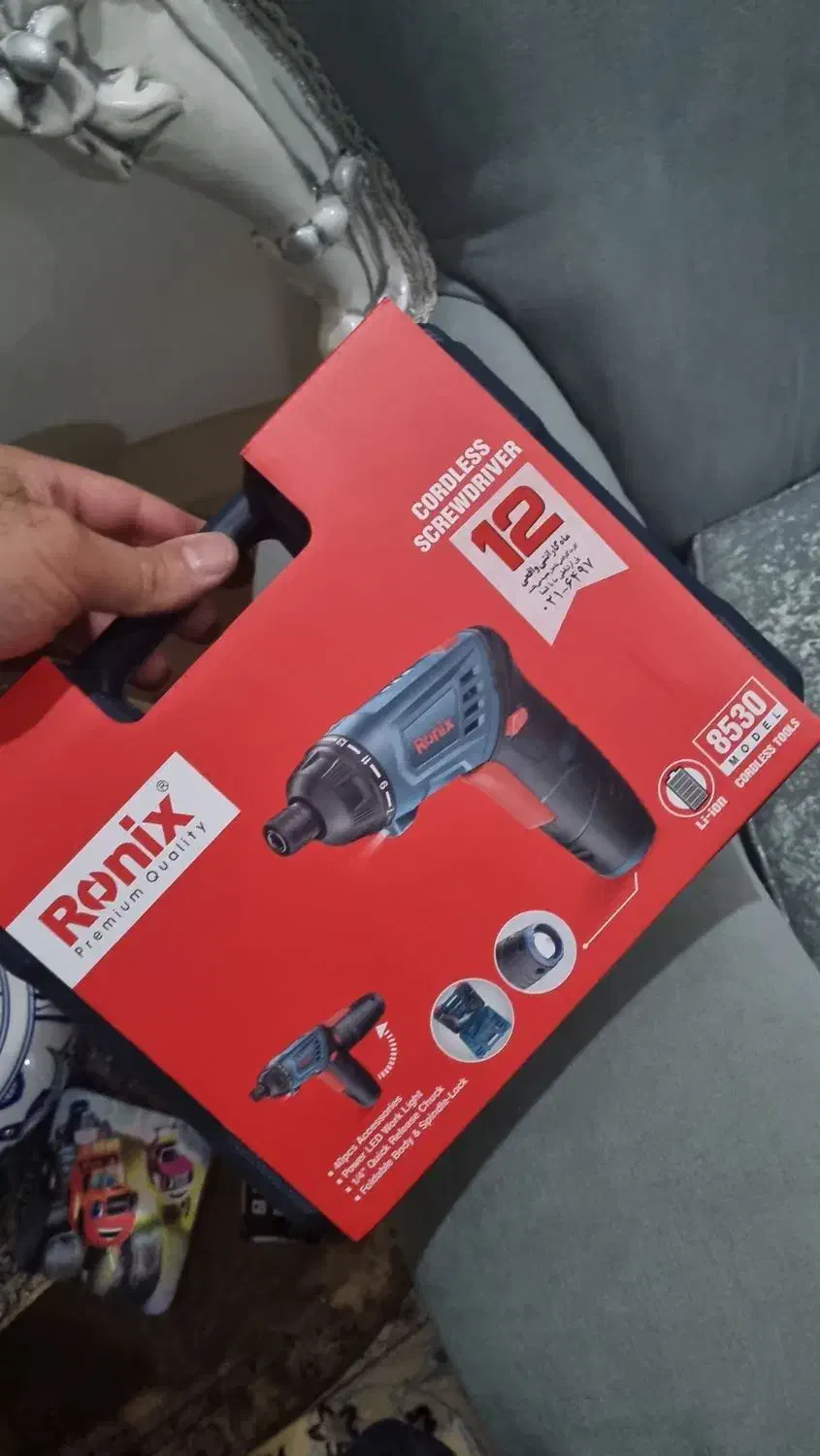 پیچ گوشتی شارژی رونیکس مدل ۸۵۳۰|ابزارآلات|تهران, علم و صنعت|دیوار