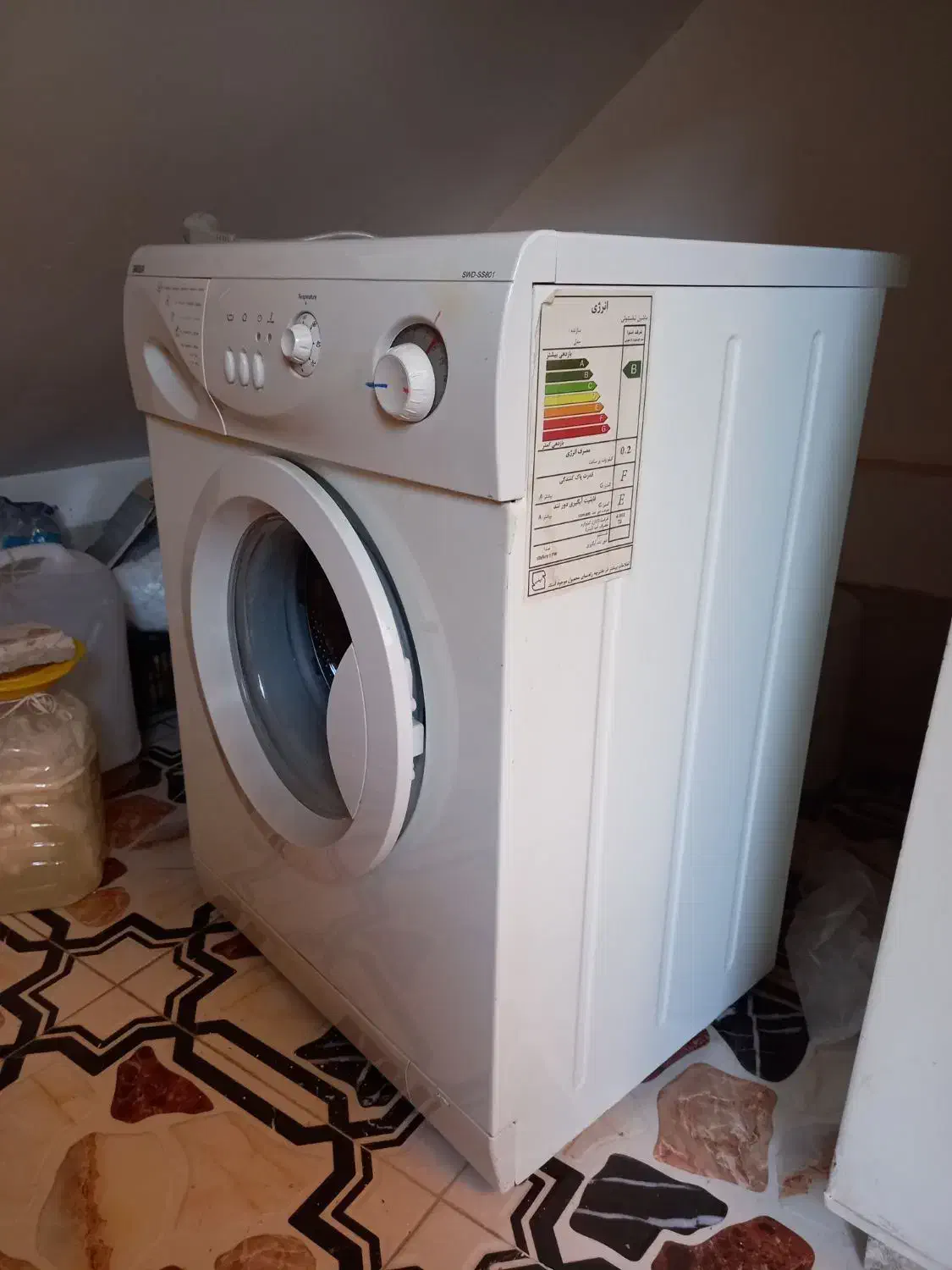 لباسشویی اسنوا کاملا سالم بدون تعمیر|ماشین لباسشویی و خشک‌کن لباس|پارس‌آباد, |دیوار
