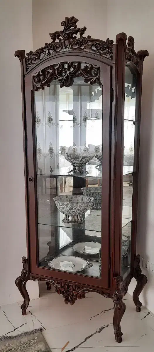 بوفه ،ویترین، دکوری چوب راش با رنگ ترکیه|بوفه، ویترین، کنسول|اردبیل, |دیوار