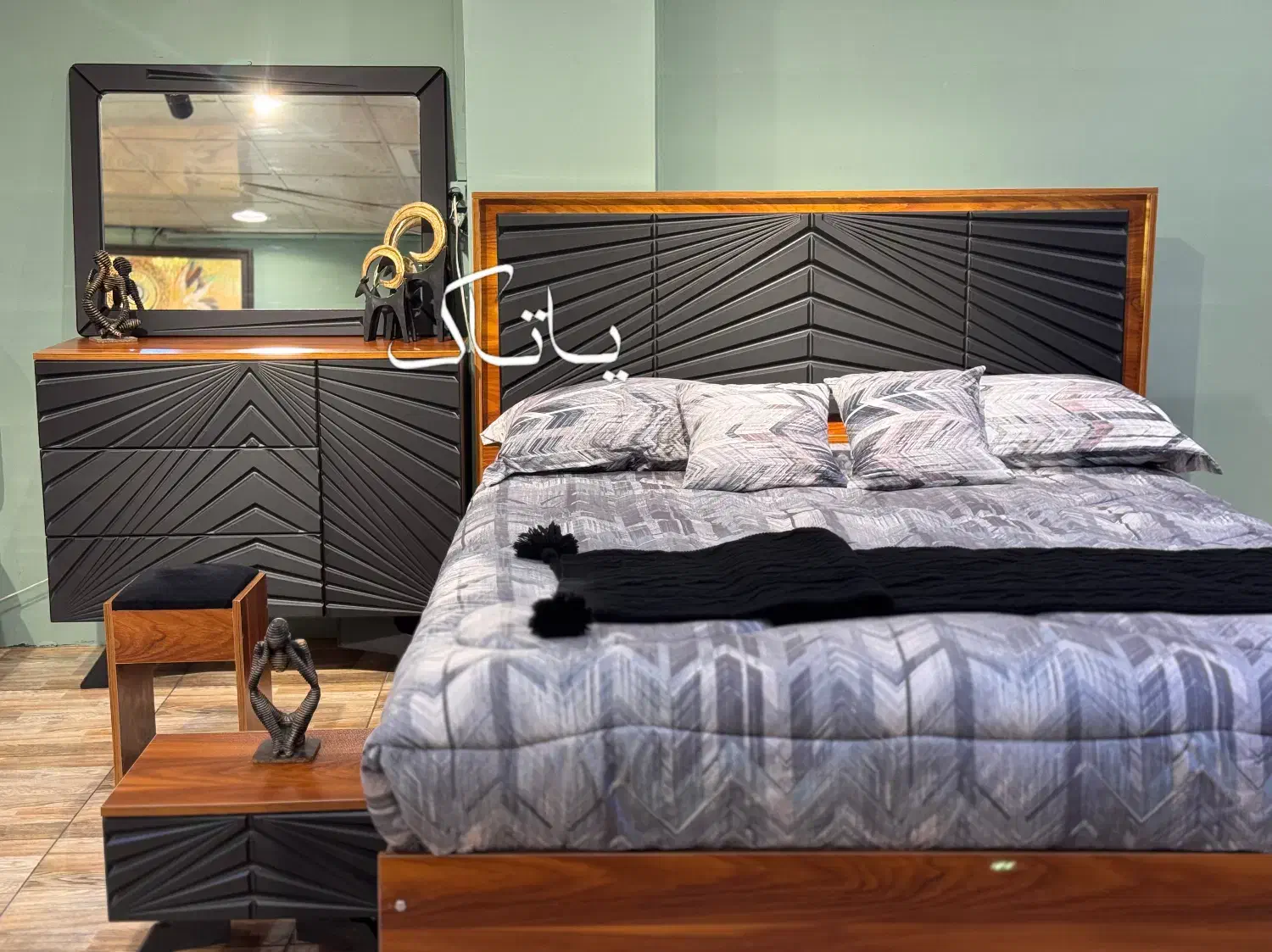 سرویس خواب دو نفره سلنا تمام ام دی اف|تخت و سرویس خواب|تهران, شهرک ولیعصر جنوبی|دیوار