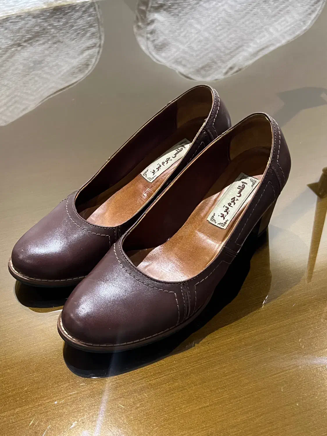 کفش چرم زنانه سایز ۳۹-۴۰|کیف، کفش، کمربند|تهران, شهران شمالی|دیوار