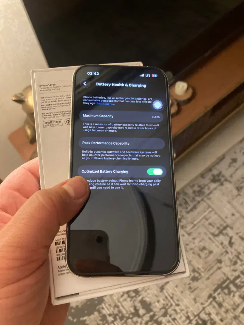 **  ۱۴ پرو ۲۵۶ رجیستر شده **|موبایل|اهواز, کوی ملی راه|دیوار