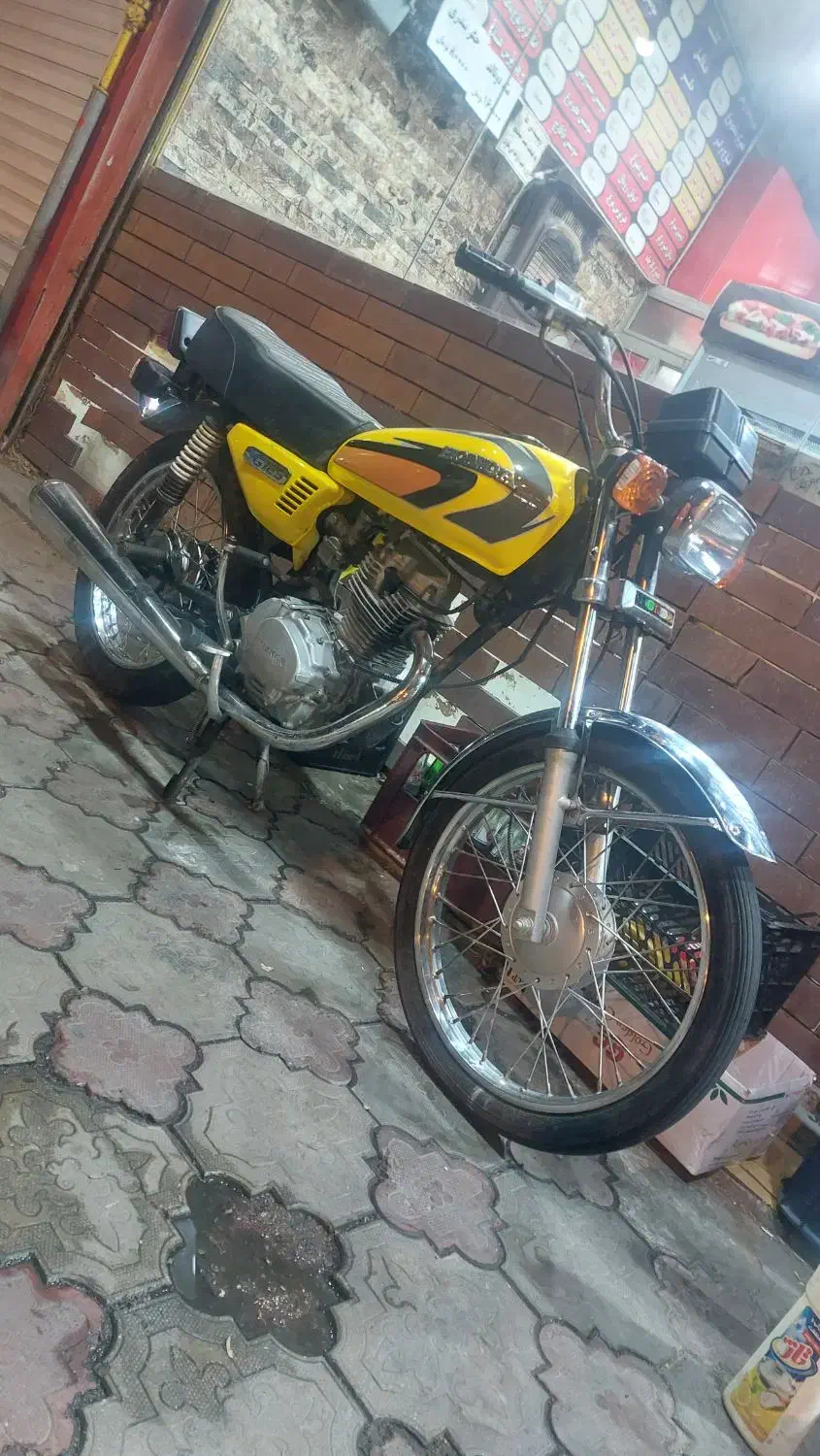 موتور هوندا ۱۲۵ تازه تعمیر مزایده|موتورسیکلت|سراب, |دیوار