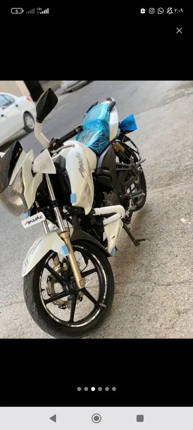 آپاچی 180مدل 95|موتورسیکلت|باغستان, |دیوار