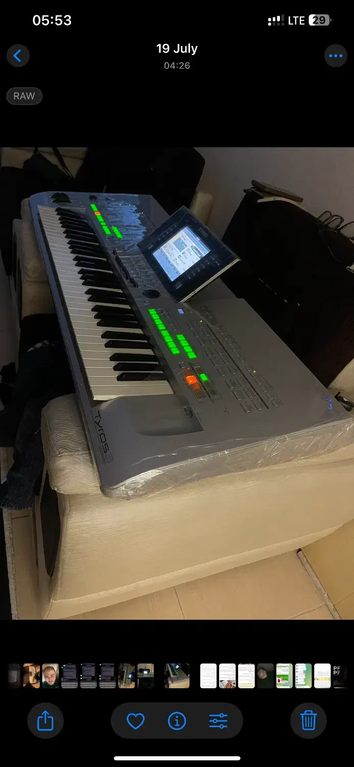 ارگ یاماها تایروس ۳|پیانو، کیبورد، آکاردئون|تبریز, |دیوار