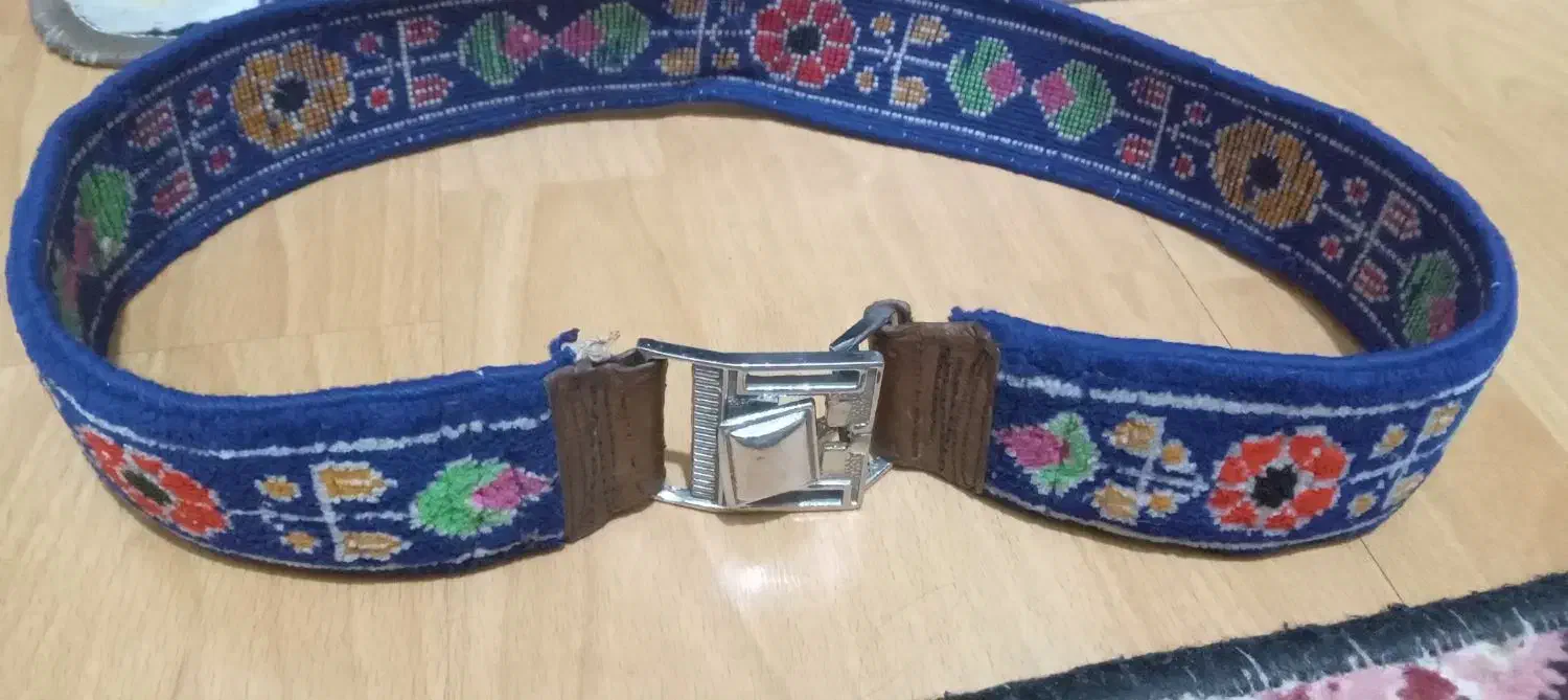 کمربند سنتی کلاه منجوق بافت|کیف، کفش، کمربند|کرج, خرمدشت|دیوار