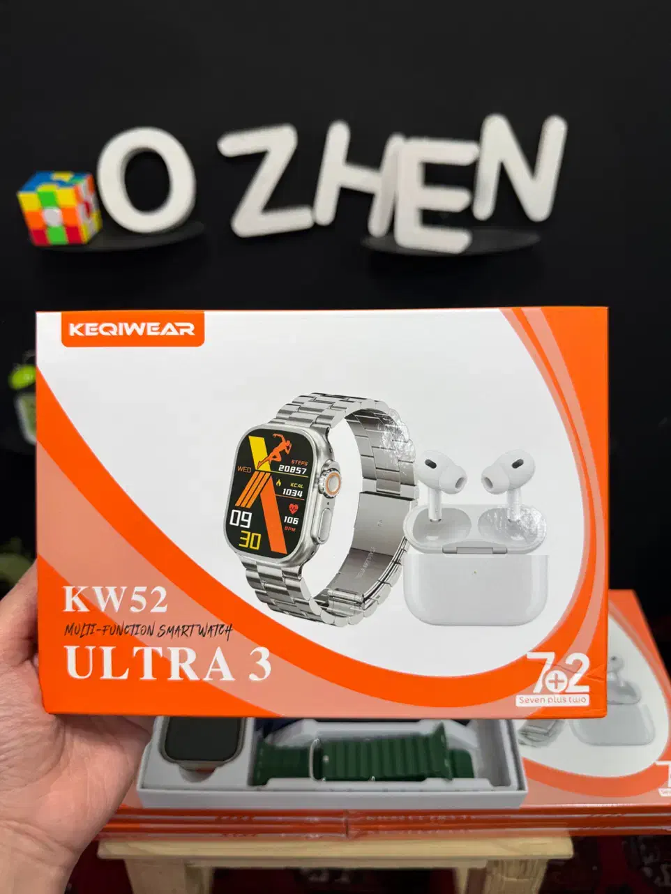 ساعت هوشمند KW52 ULTRA3 (هفت بند+ایرپاد)|ساعت|قم, میرزائیه|دیوار