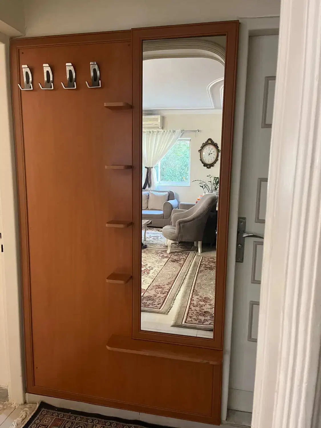 آینه و آویز لباس|آینه|گرگان, |دیوار