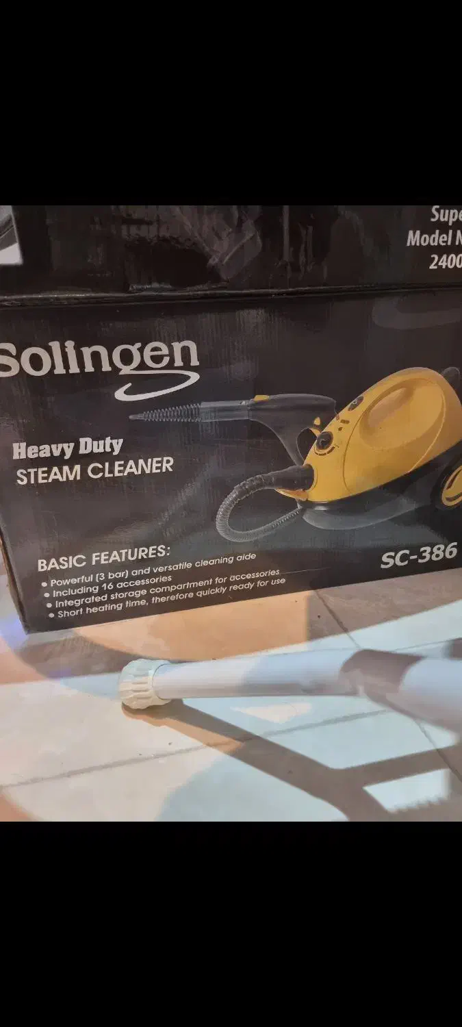 بخارشوی حرفه‌ای سولینگن مدل SC-386|جاروبرقی، جارو شارژی، بخارشو|ساری, |دیوار