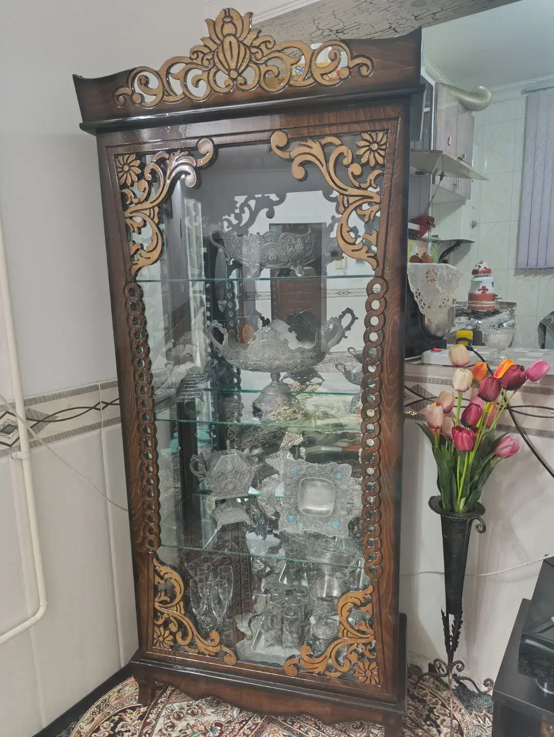 ست بوفه در حد نو|بوفه، ویترین، کنسول|یزد, |دیوار