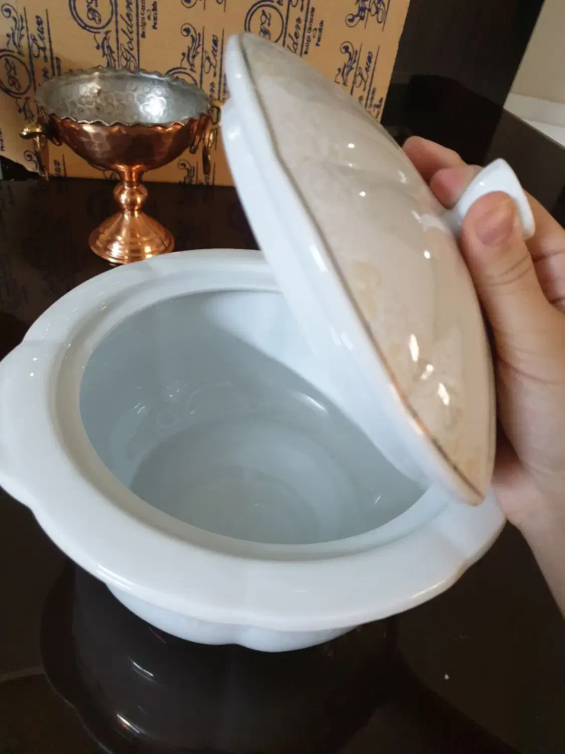 سوپ‌خوری چینی برند مقصود کاملاً نو و جعبه‌دار|ظروف سرو و پذیرایی|مشهد, رضاشهر|دیوار