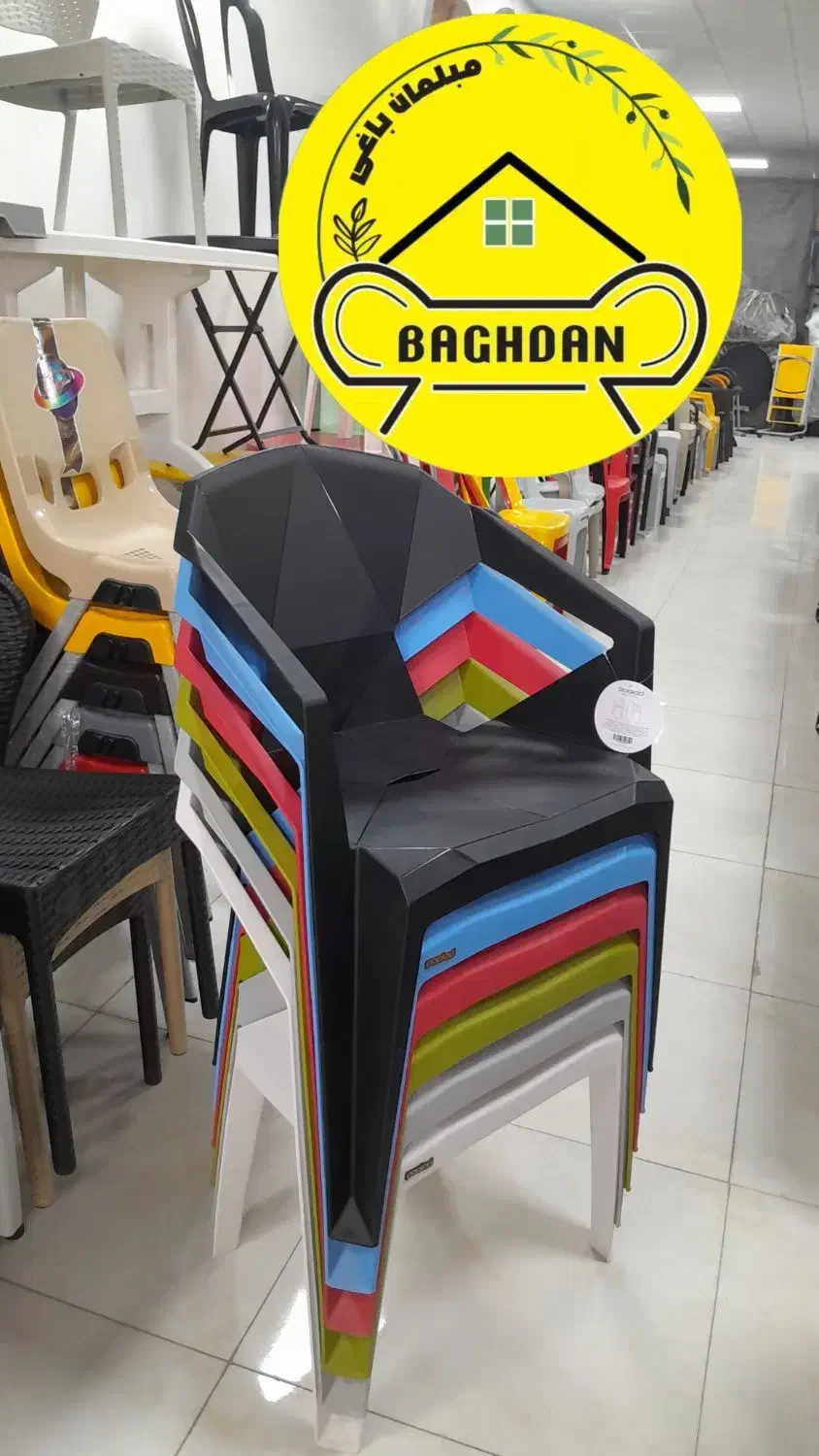 صندلی پلاستیکی کافه آرتین کد 22 /باغدان /|میز و صندلی غذاخوری|چهارباغ, |دیوار