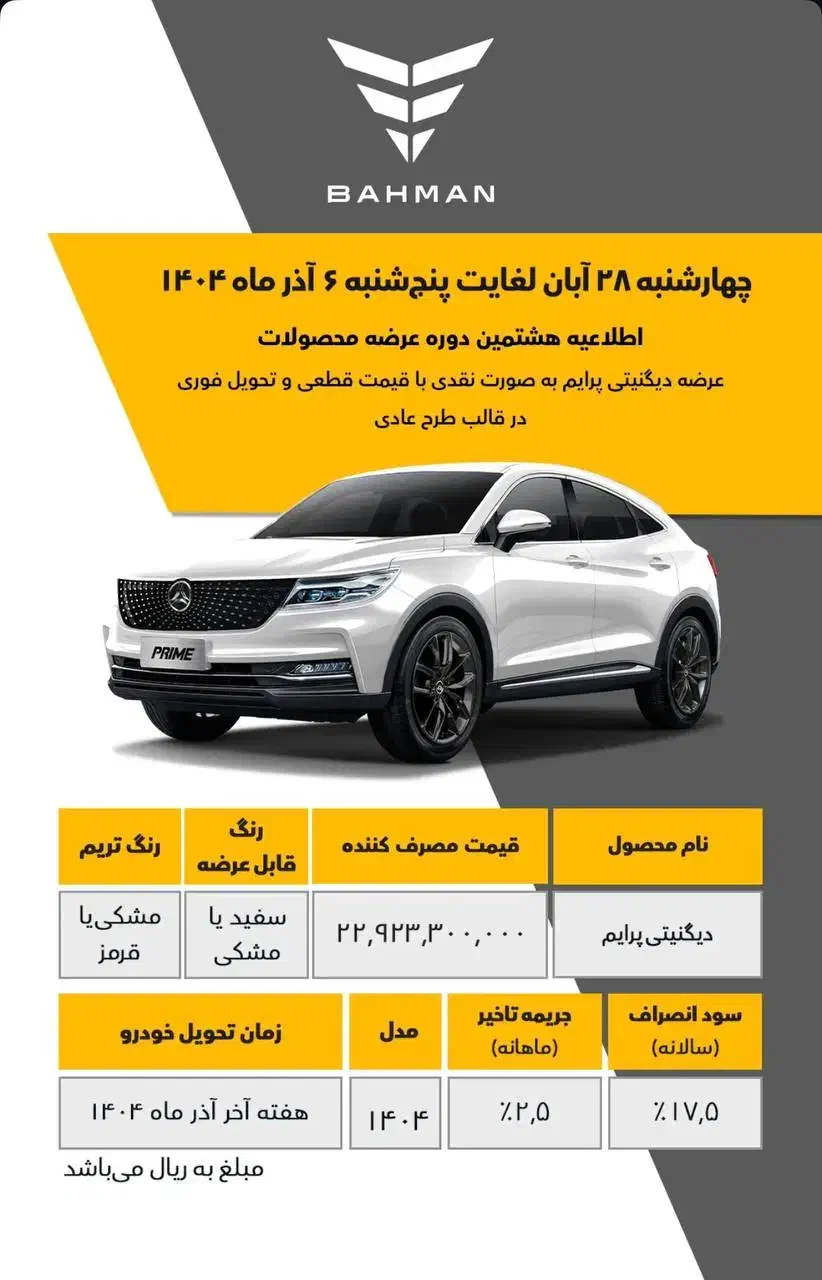 فروش دیگنیتی پرایم سفید و مشکی|خودرو سواری و وانت|مشهد, سپاد|دیوار