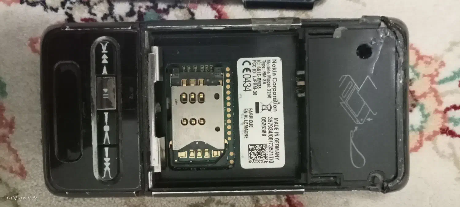 گوشی نوکیا مدل 3250 اصلی وسامسونگ1190سالم|موبایل|تهران, نبی اکرم|دیوار