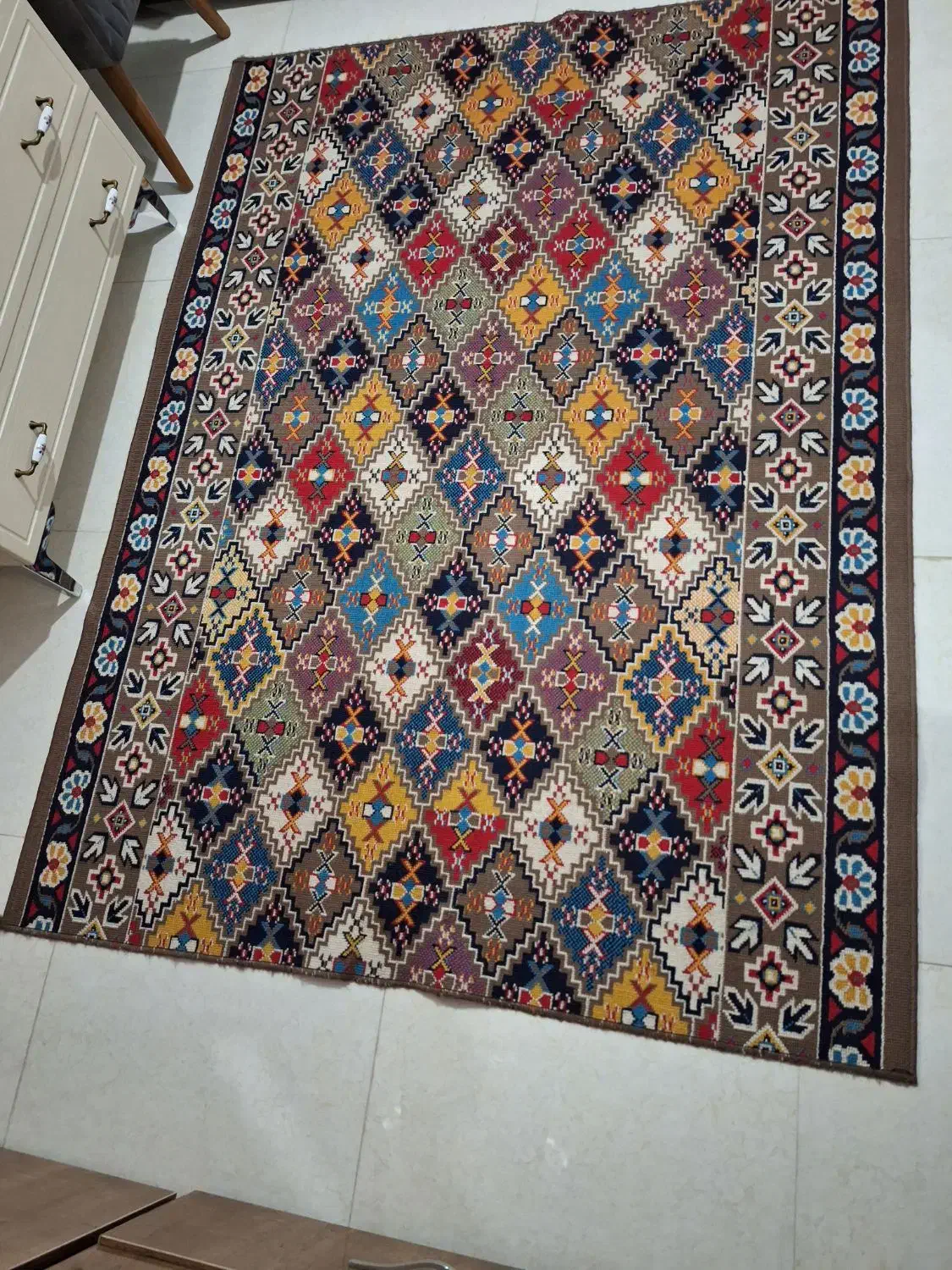 گلیم فرش|گلیم، جاجیم، گبه|بروجرد, |دیوار