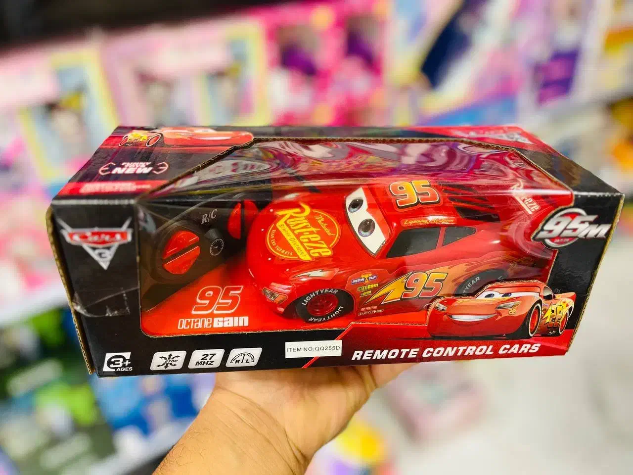 ماشین سایبرتراک کنترلی و macqueen|اسباب‌‌بازی|آفتاب, |دیوار