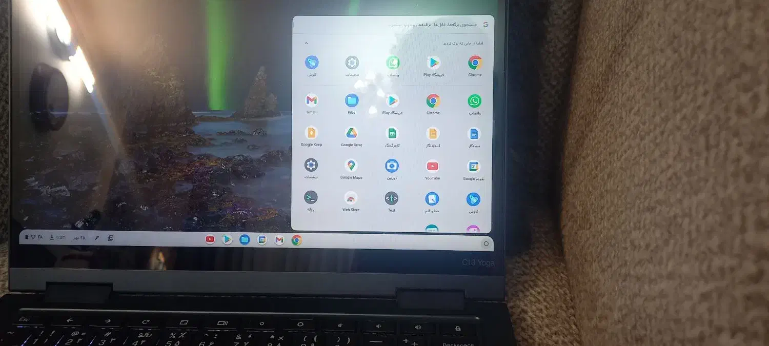 لپ تاپ لمسی لنوو یوگا مدل c13 کروم بوک|رایانه همراه|تهران, جوادیه تهرانپارس|دیوار