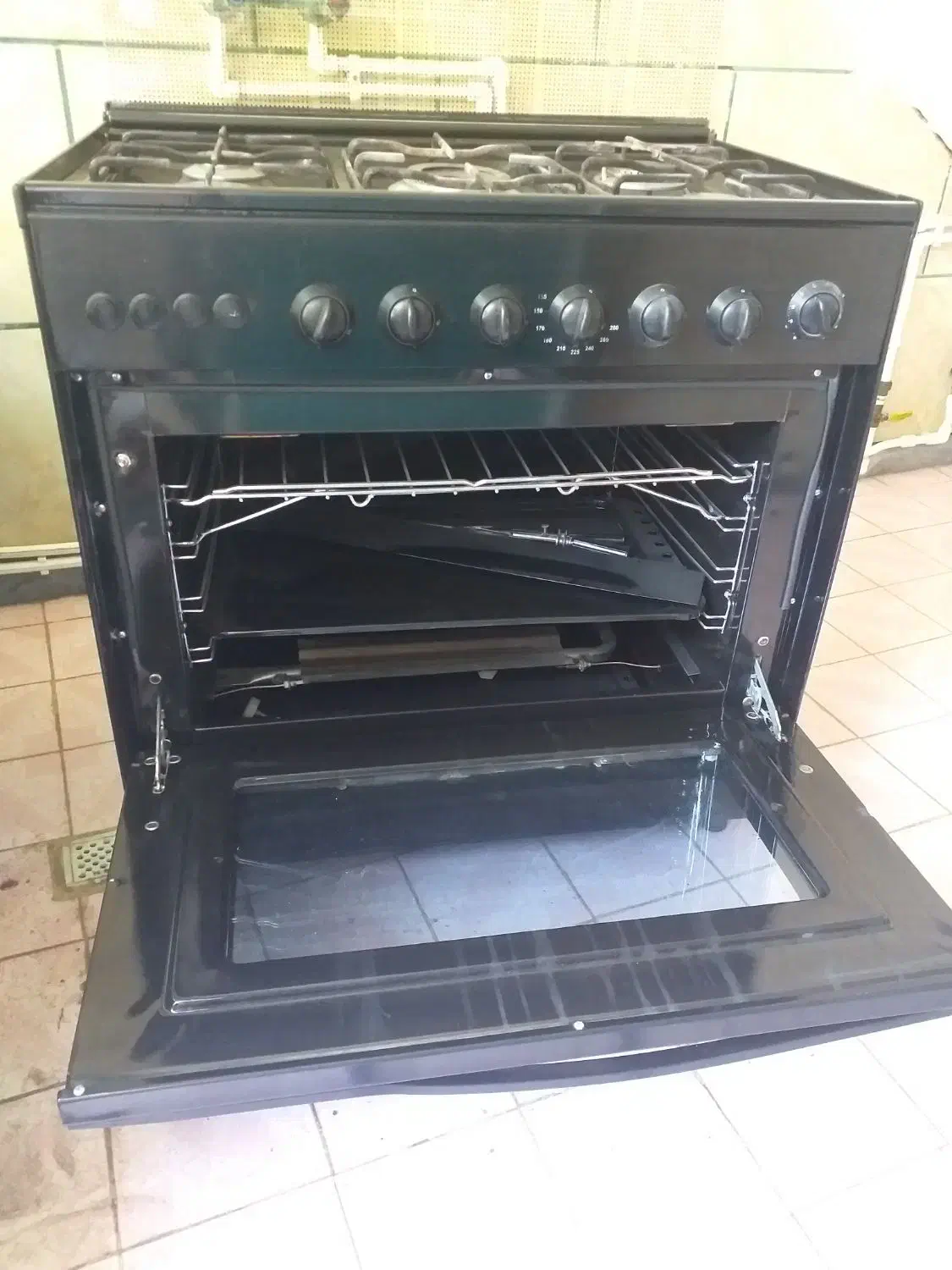 اجاق گاز فر دار پنج شعله|اجاق گاز و لوازم برقی پختوپز|پارسآباد, |دیوار