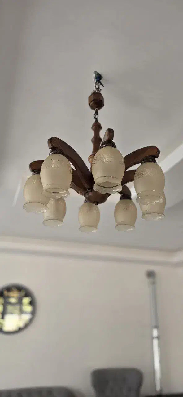 لوسترچوبی|لوستر و چراغ آویز|ازنا, |دیوار