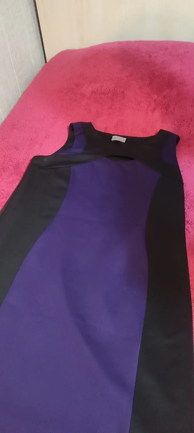 پیراهن مجلسی بنفش مشکی|لباس|بندر انزلی, متروپل|دیوار