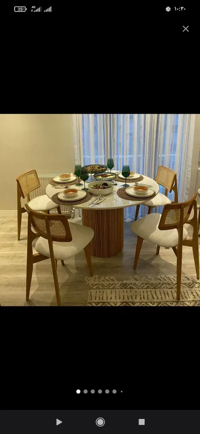 میز ناهارخوری سبزواری|میز و صندلی غذاخوری|سبزوار, مدرس|دیوار