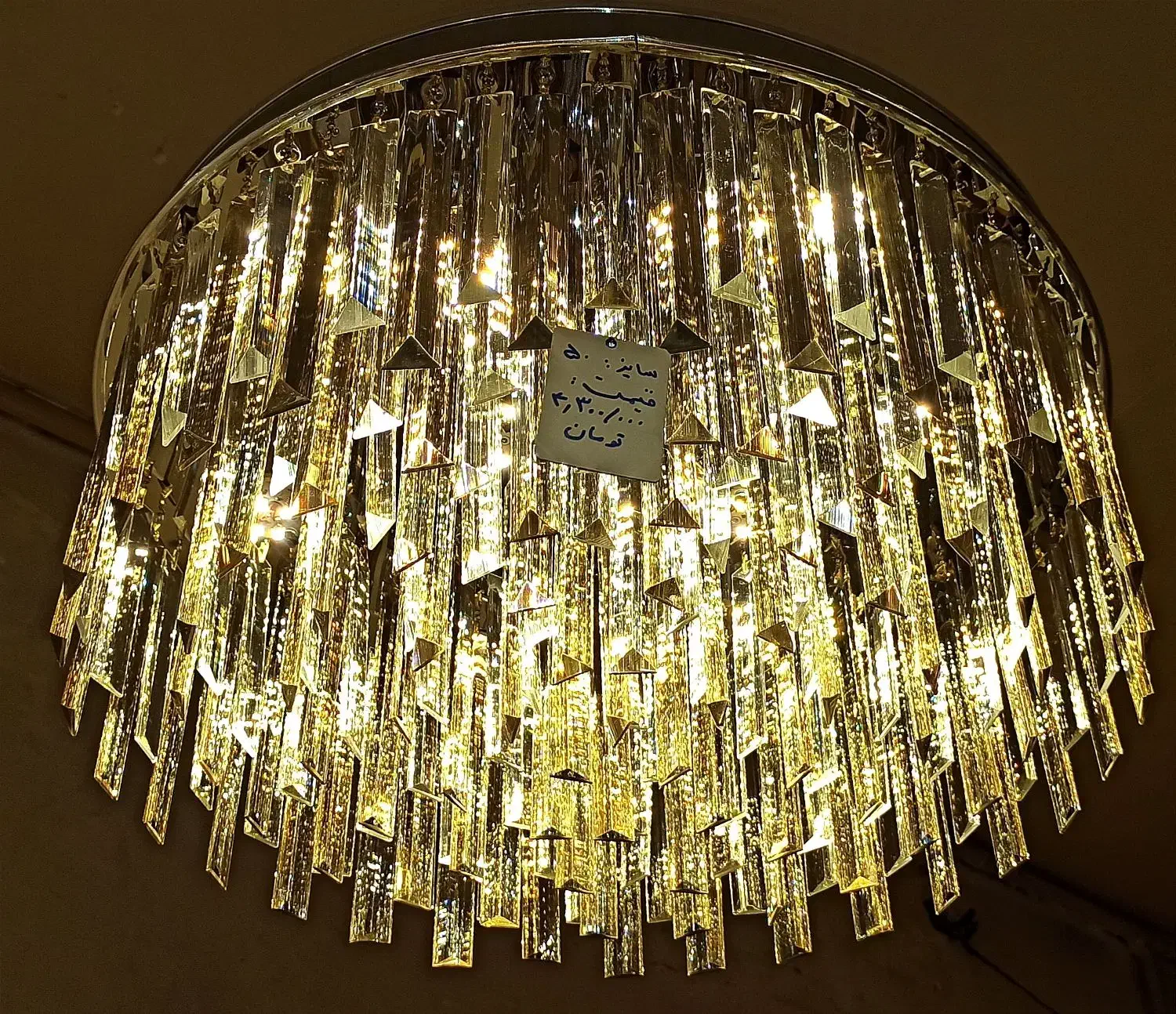 لوستر کریستالی .مدل دیانا ،کد 5986|لوستر و چراغ آویز|قم, نیروگاه|دیوار