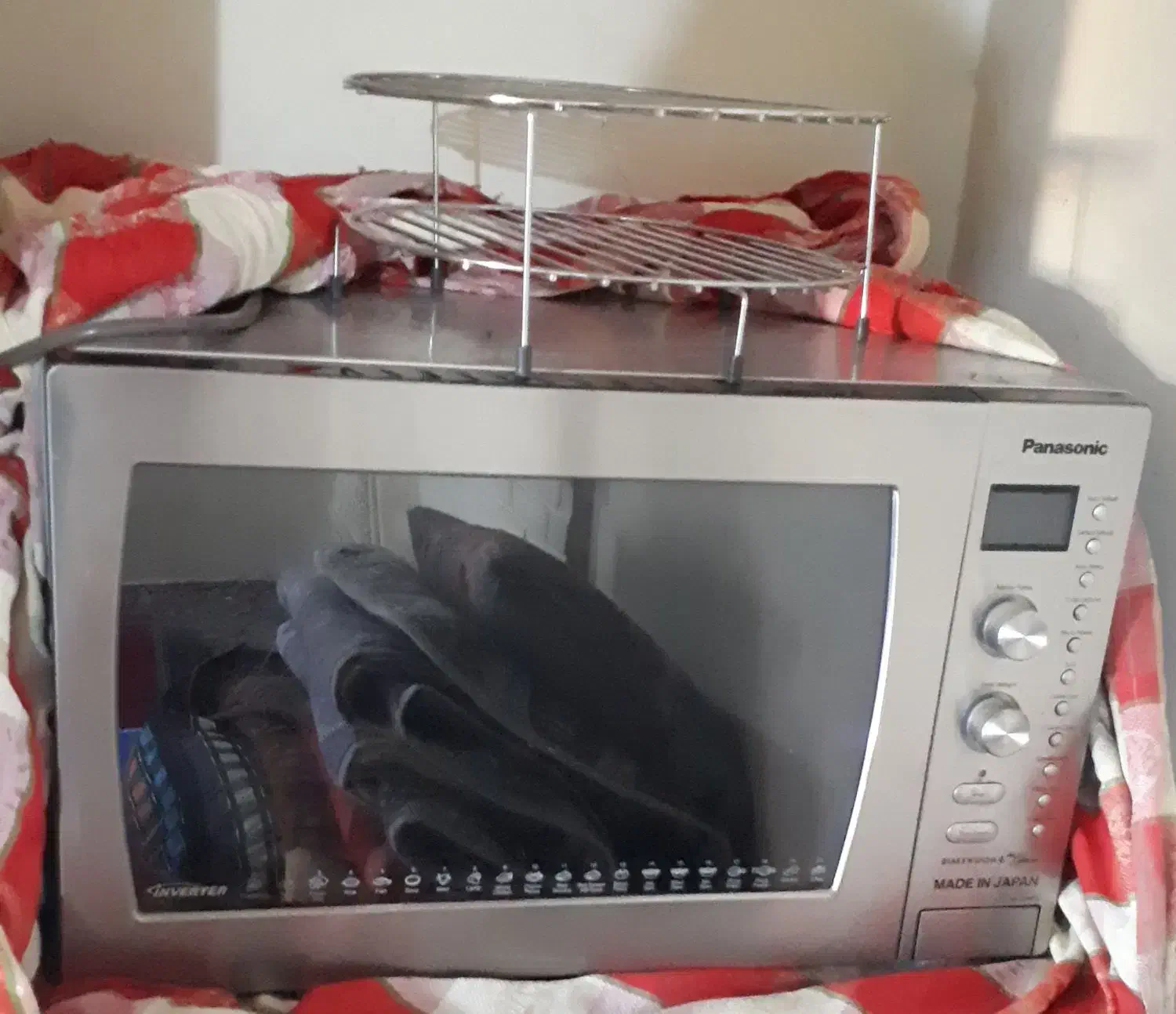 ماکروویو پاناسونیک ژاپن|اجاق گاز و لوازم برقی پختوپز|شیراز, شاهچراغ|دیوار