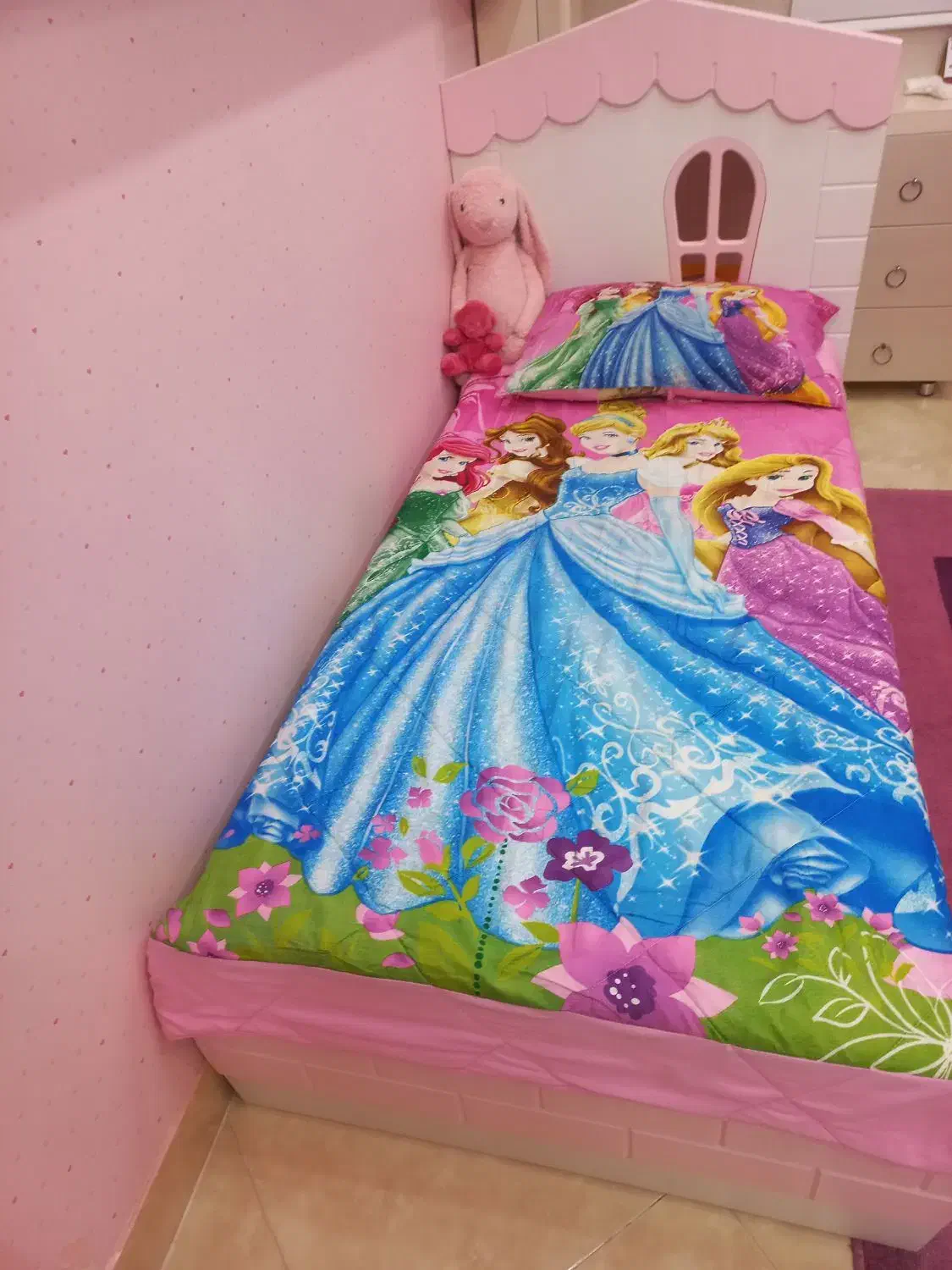 تخت وکمدنوجوان|تخت و سرویس خواب|سمنان, |دیوار