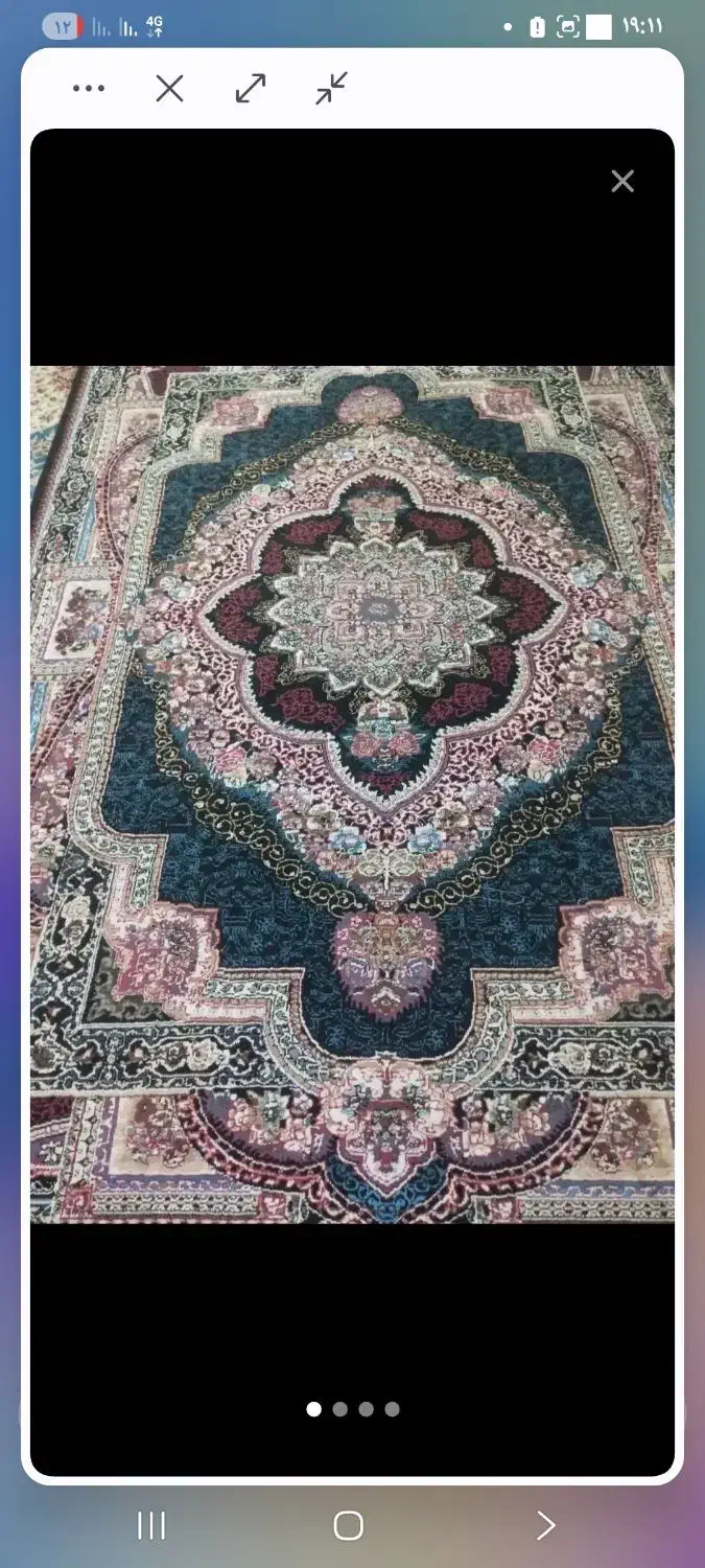 فرش جفت ۱۲متری در حد نو|فرش|ریگان, |دیوار