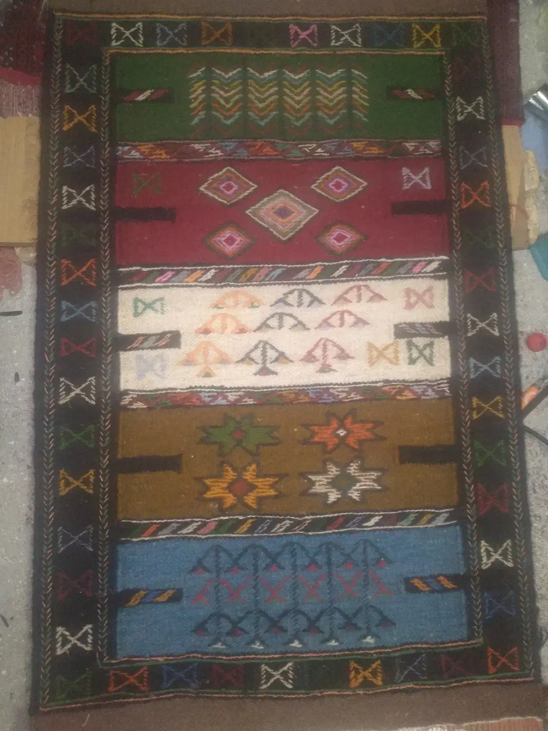 گلیم|گلیم، جاجیم، گبه|بجنورد, |دیوار