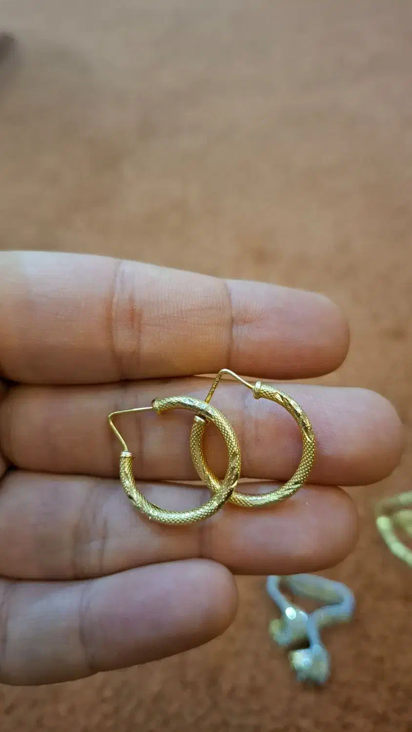 گوشواره و حلقه طلا بدون اجرت|جواهرات|کاشان, قطب راوندی|دیوار