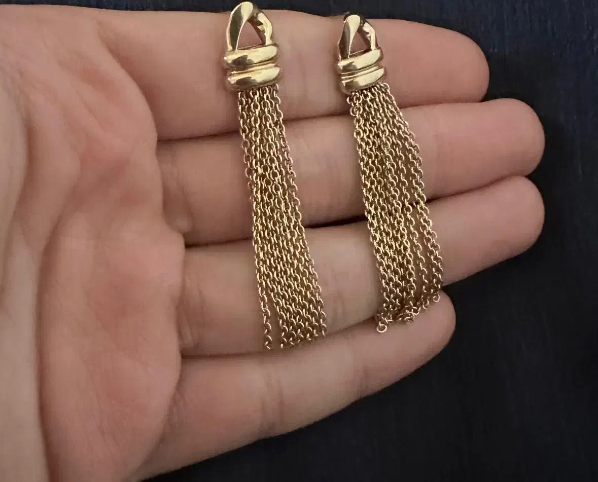 گوشواره میخی کارکرده در حدنو|جواهرات|ساوه, |دیوار