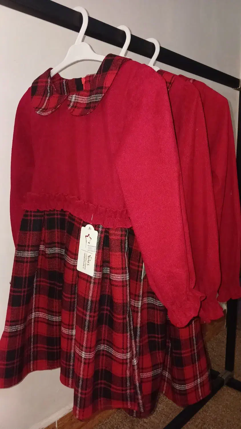 پیراهن یلدایی شاپرک|کفش و لباس بچه|لار, |دیوار