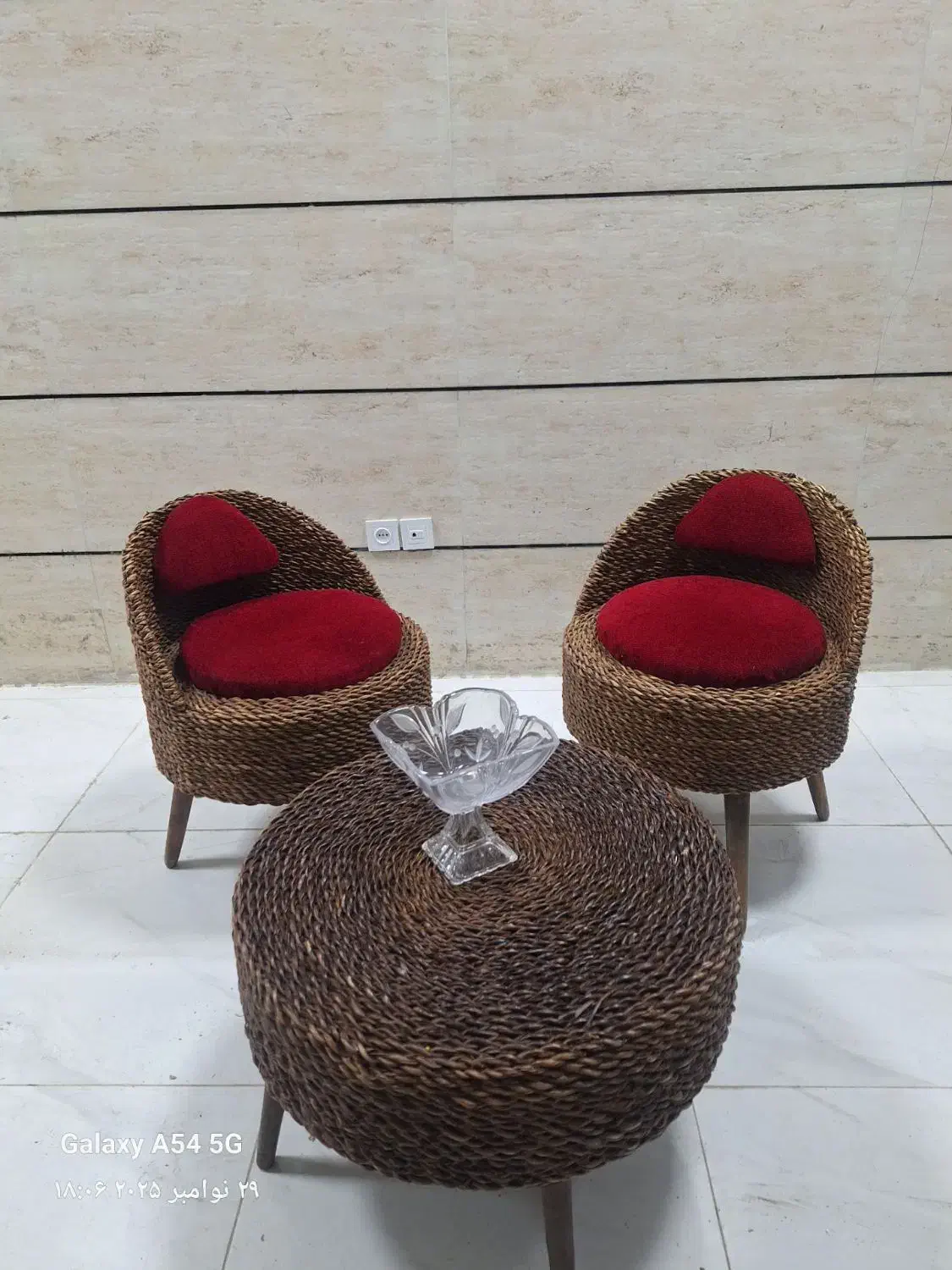 میزصندلی حصیری|میز و صندلی غذاخوری|رامند, |دیوار