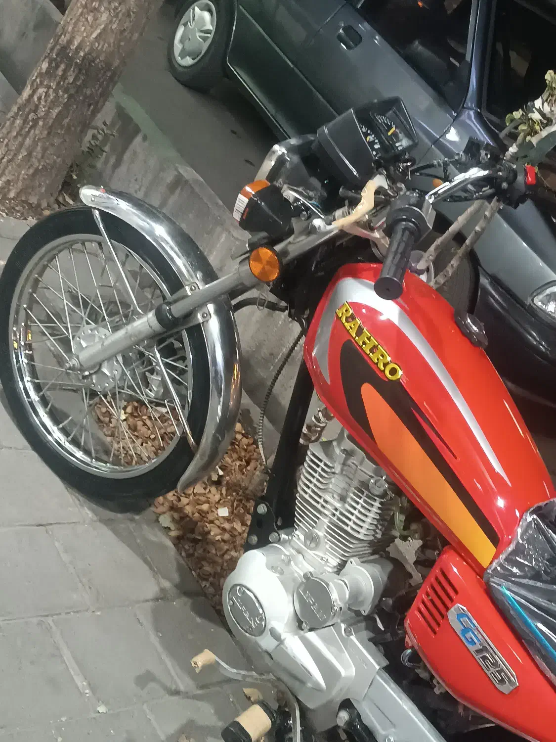 موتور هندا مزایده 200cc پلاک ملی فابریک|موتورسیکلت|خاوران, |دیوار