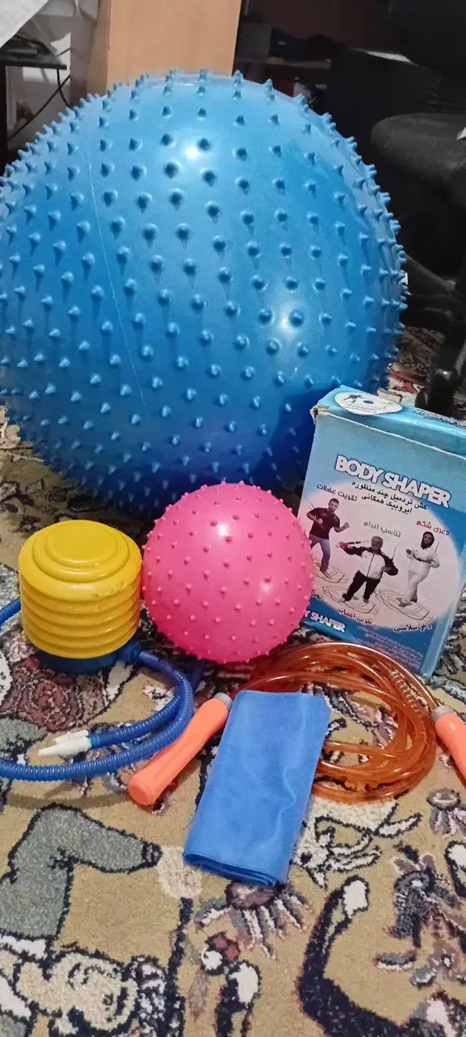 توپ، کش، تلمبه ،طناب اروبیک و پیلاتس|تجهیزات ورزشی|اردبیل, |دیوار