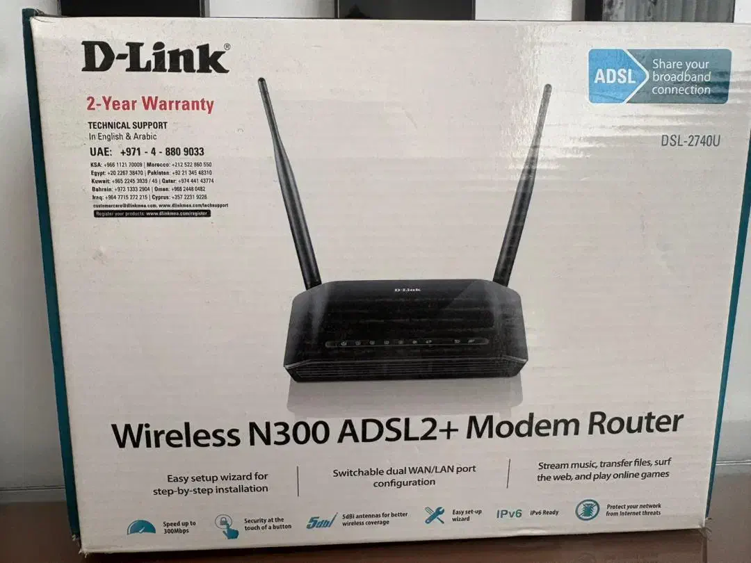 مودم دی لینک u2740|مودم و تجهیزات شبکه|محمدیه-قزوین, |دیوار