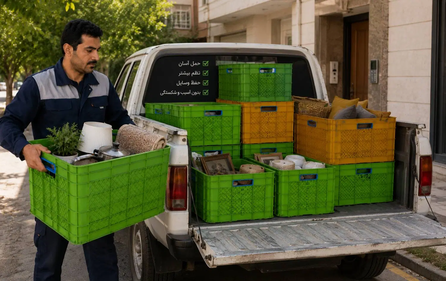 کارتن، جعبه، سبد اجاره ای و فروش|ظروف نگهدارنده، پلاستیکی، یکبارمصرف|تهران, گلستان (شهرک راه آهن)|دیوار