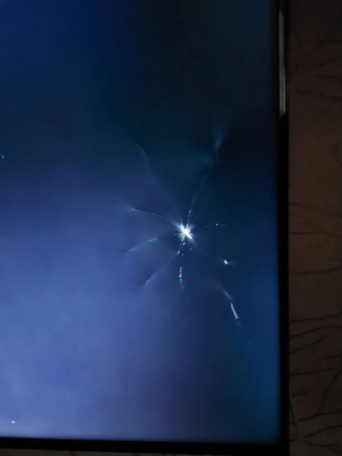 تلویزیون ۵۰ سامسونگ پنل شکسته|تلویزیون و پروژکتور|ساوه, |دیوار