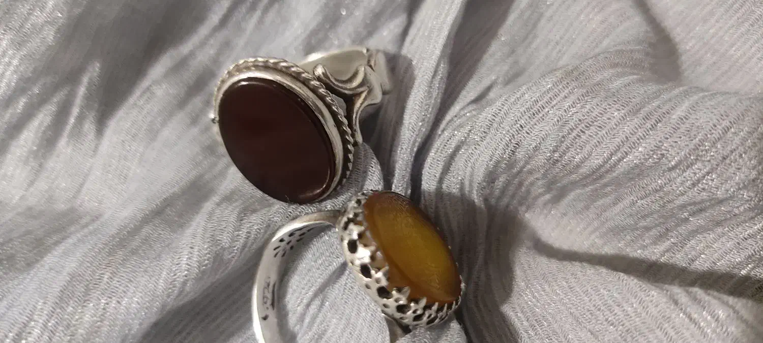 انگشتر عقیق اصل|جواهرات|خرم‌آباد, |دیوار