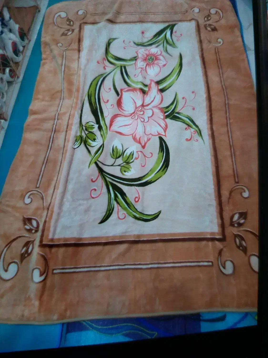 پتوی گلبافت|مبلمان خانگی و میز عسلی|زیباکنار, |دیوار