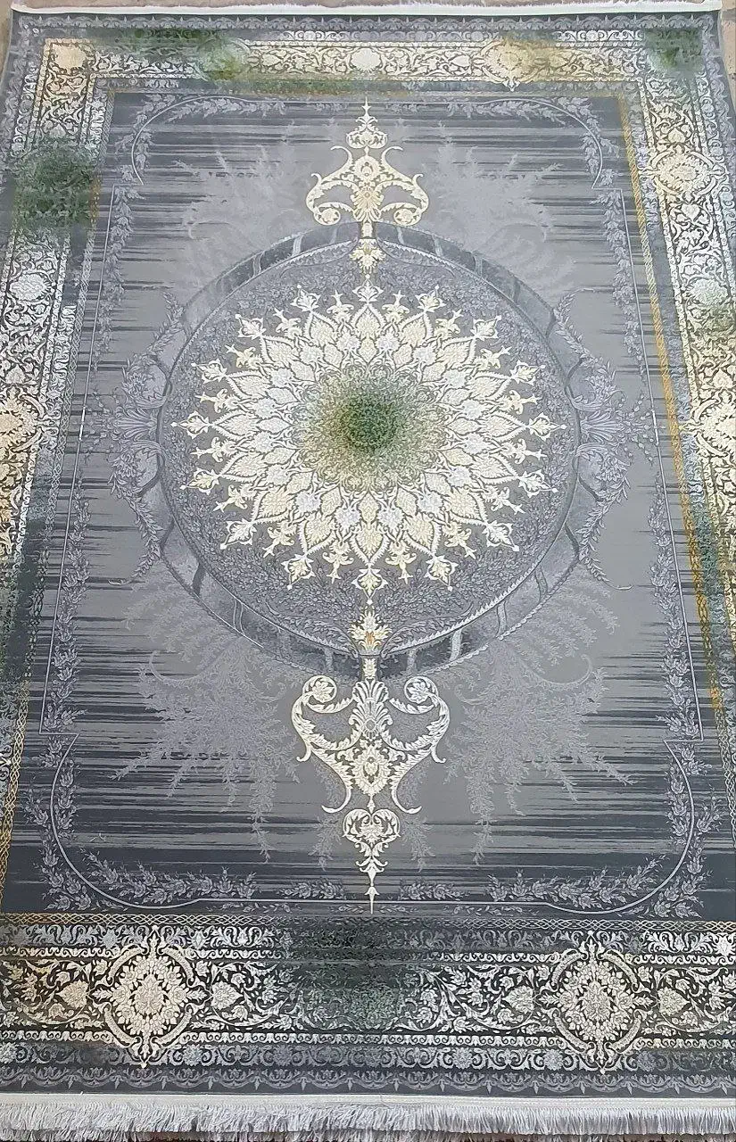 فرش ۱۲۰۰شانه گلبرجسته|فرش|برخوار, |دیوار