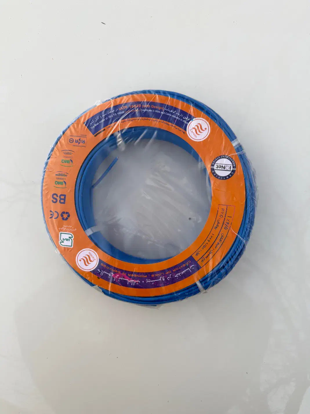 سیم های ۱.۵ و ۲.۵ برند زرسیم با رنگ های مختلف|مصالح و تجهیزات ساختمان|شیراز, گلکوب|دیوار