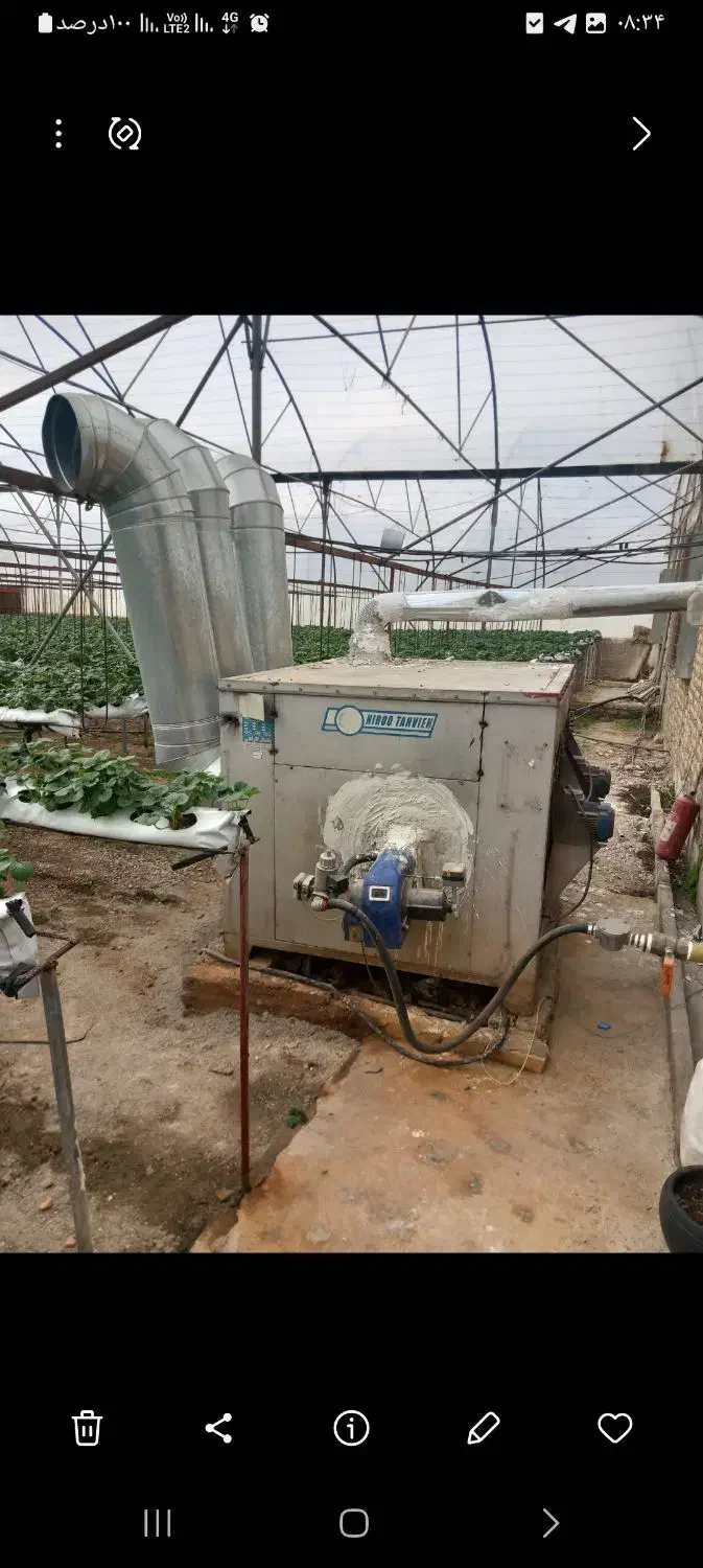 هیتر گرمایشی گلخانه|بخاری، هیتر، شومینه|نظرآباد, نظرآباد|دیوار