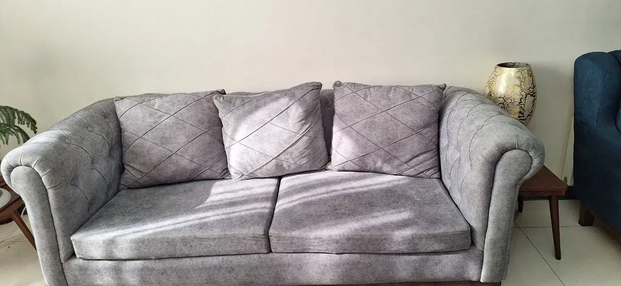 مبل۸نفره چستر|مبلمان خانگی و میز عسلی|کرج, شهرک دریا|دیوار