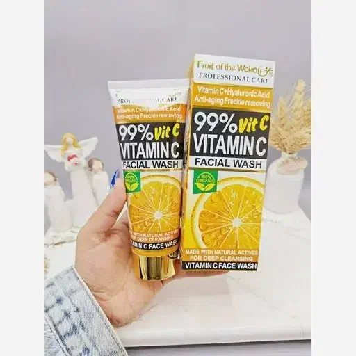 فوم شستشو ضد لک و روشن کننده ویتامین سی 99درصد وکا|آرایشی، بهداشتی، درمانی|میبد, |دیوار